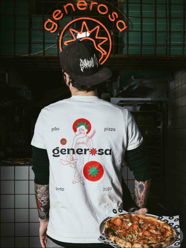 Pizza Generosa acabada de sair do forno